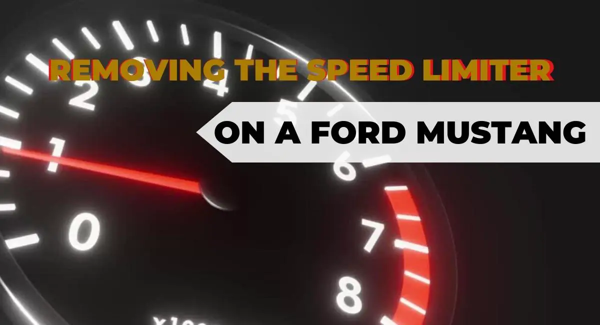 Removing the Speed Limiter on a Ford Mustang